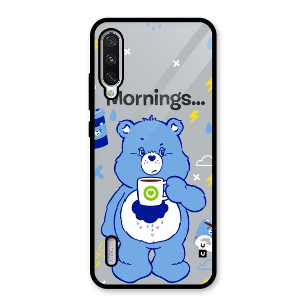 Morning Bear Glass Back Case for Mi A3