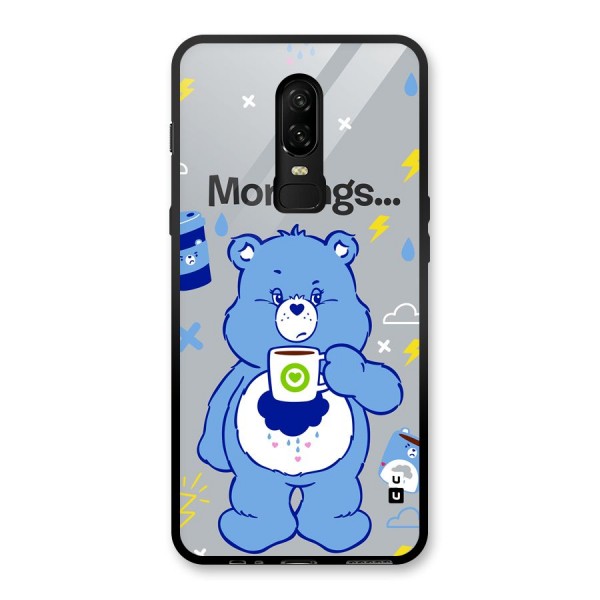 Morning Bear Glass Back Case for OnePlus 6