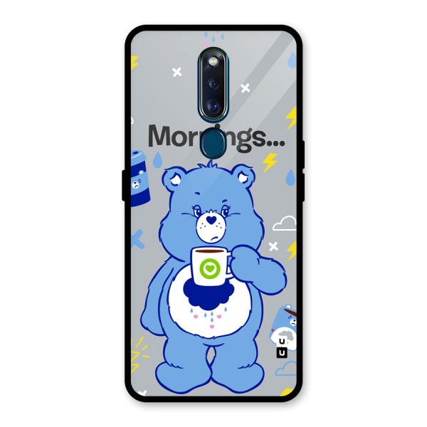 Morning Bear Glass Back Case for Oppo F11 Pro