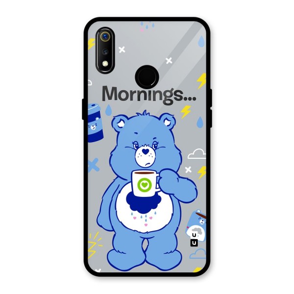 Morning Bear Glass Back Case for Realme 3