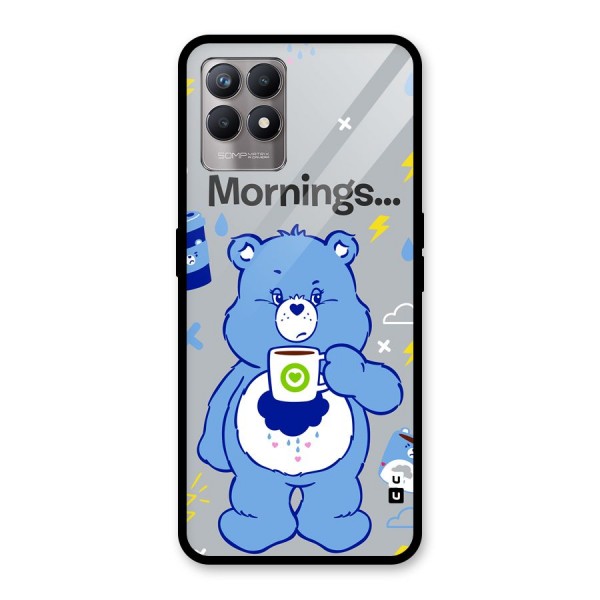 Morning Bear Glass Back Case for Realme 8i