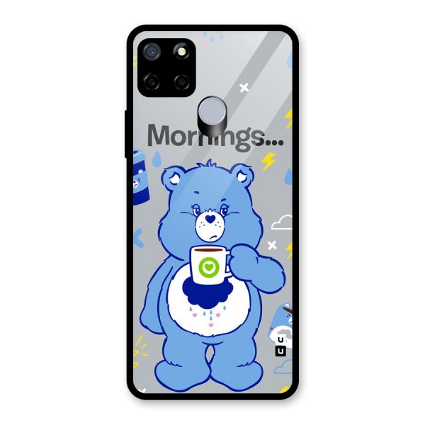 Morning Bear Glass Back Case for Realme Narzo 20