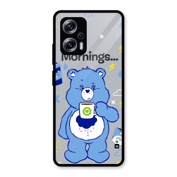 Morning Bear Glass Back Case for Redmi K50i