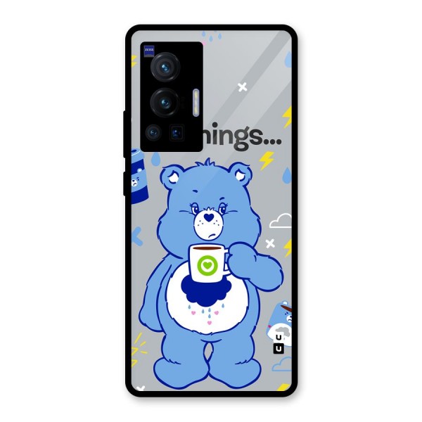 Morning Bear Glass Back Case for Vivo X70 Pro