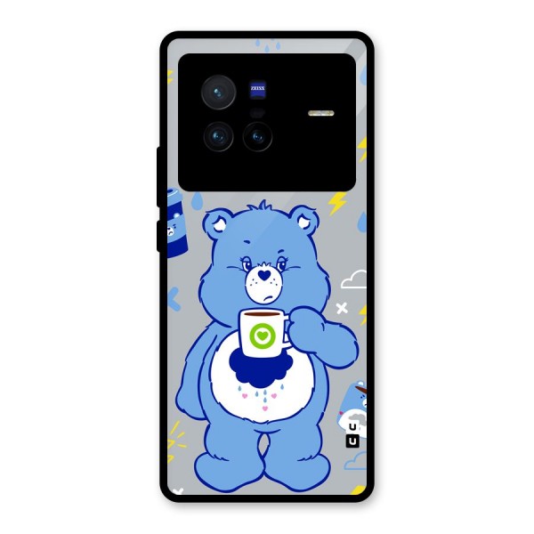 Morning Bear Glass Back Case for Vivo X80