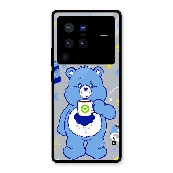 Morning Bear Glass Back Case for Vivo X80 Pro