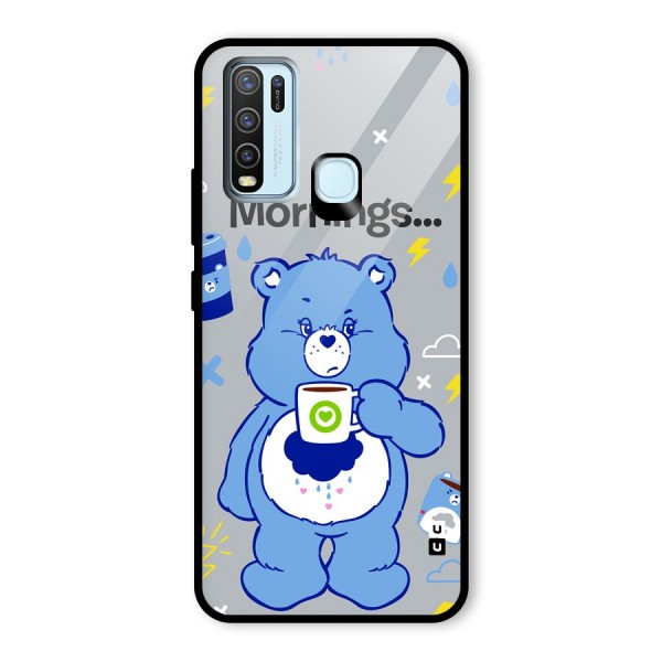 Morning Bear Glass Back Case for Vivo Y50