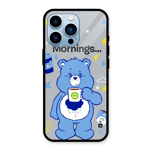 Morning Bear Glass Back Case for iPhone 13 Pro