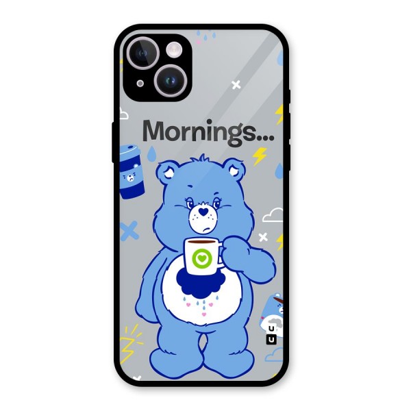 Morning Bear Glass Back Case for iPhone 14 Plus