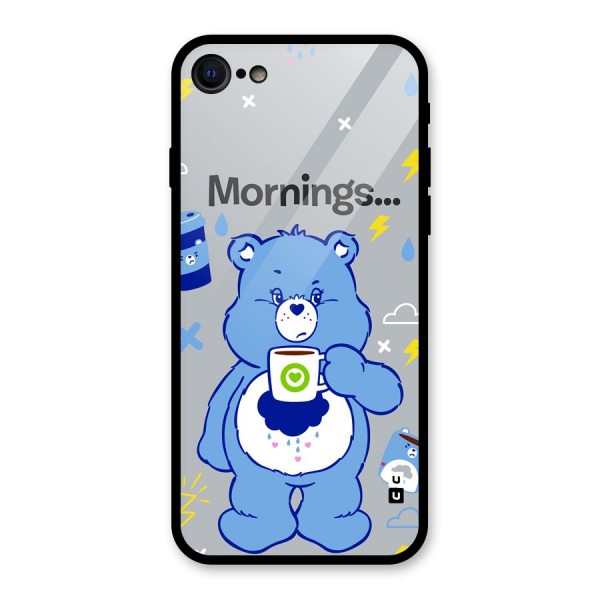 Morning Bear Glass Back Case for iPhone SE 2020