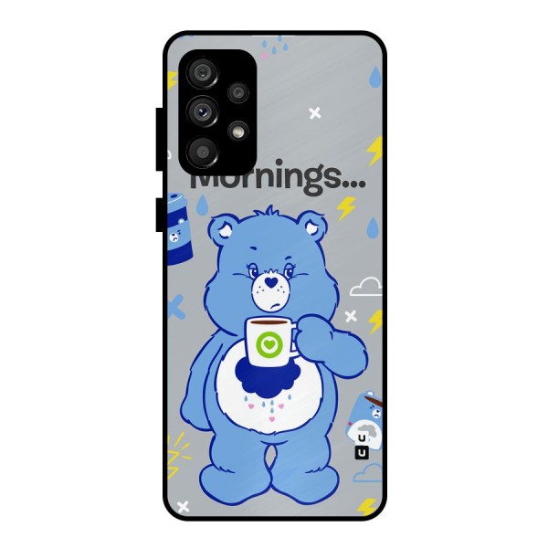 Morning Bear Metal Back Case for Galaxy A73 5G