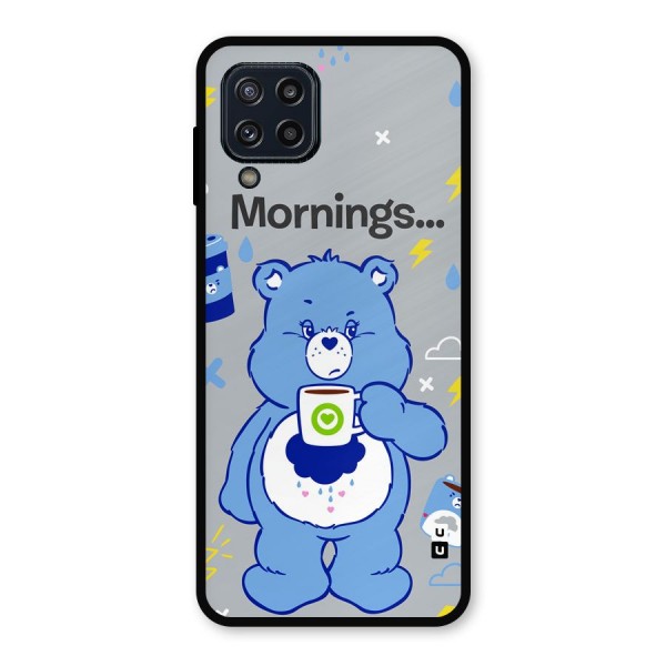 Morning Bear Metal Back Case for Galaxy M32