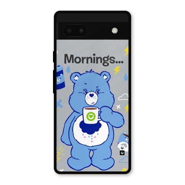 Morning Bear Metal Back Case for Google Pixel 6a