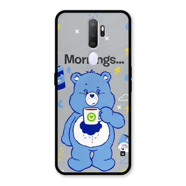 Morning Bear Metal Back Case for Oppo A9 (2020)