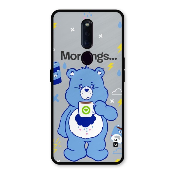 Morning Bear Metal Back Case for Oppo F11 Pro