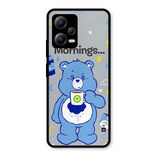 Morning Bear Metal Back Case for Poco X5