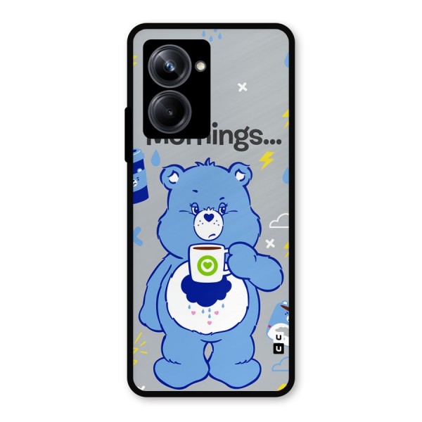 Morning Bear Metal Back Case for Realme 10 Pro