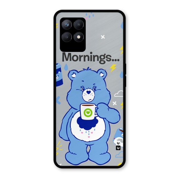 Morning Bear Metal Back Case for Realme 8i