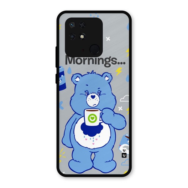 Morning Bear Metal Back Case for Redmi 10