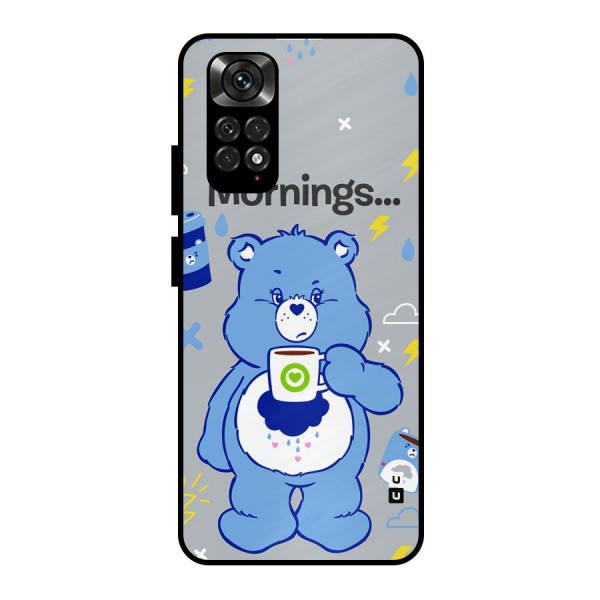 Morning Bear Metal Back Case for Redmi Note 11 Pro