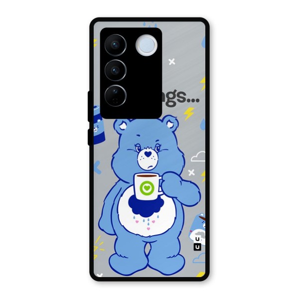 Morning Bear Metal Back Case for Vivo V27 Pro