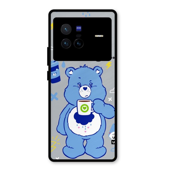 Morning Bear Metal Back Case for Vivo X80