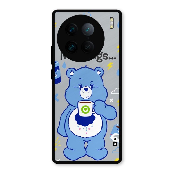 Morning Bear Metal Back Case for Vivo X90 Pro