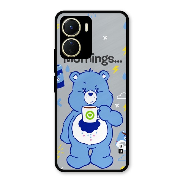 Morning Bear Metal Back Case for Vivo Y16