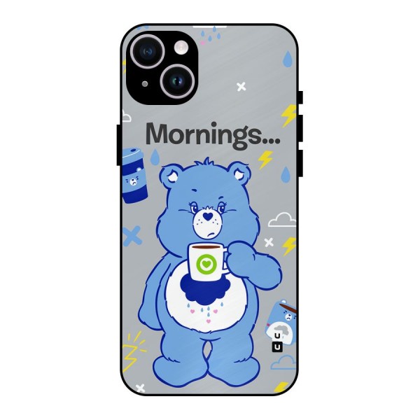 Morning Bear Metal Back Case for iPhone 14 Plus