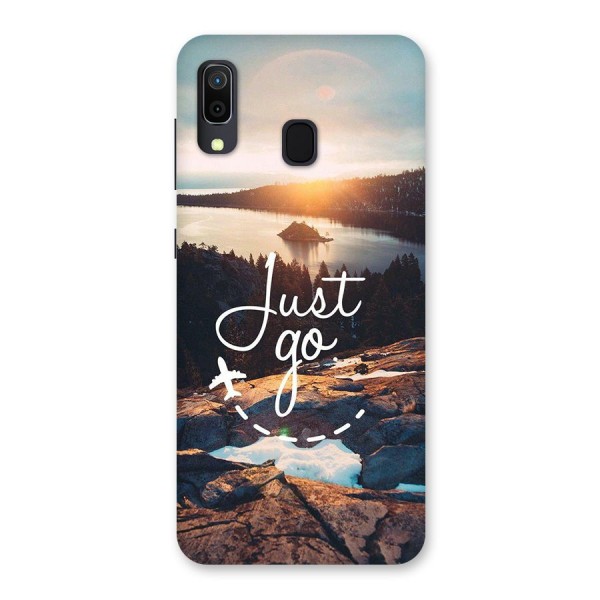 Morning Just Go Back Case for Galaxy A20