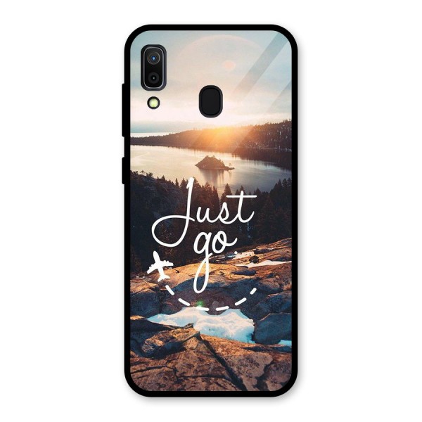 Morning Just Go Back Case for Galaxy A30