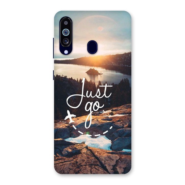 Morning Just Go Back Case for Galaxy A60