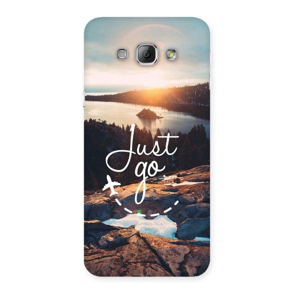 Morning Just Go Back Case for Galaxy A8