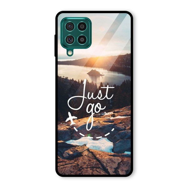 Morning Just Go Glass Back Case for Galaxy F62