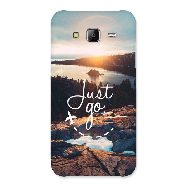 Morning Just Go Back Case for Galaxy J5