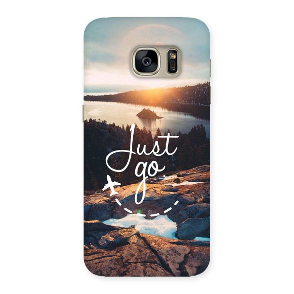 Morning Just Go Back Case for Galaxy S7