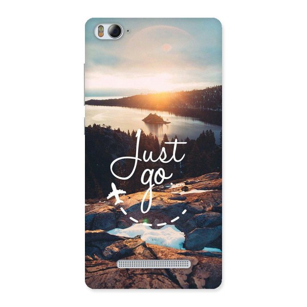 Morning Just Go Back Case for Mi4i