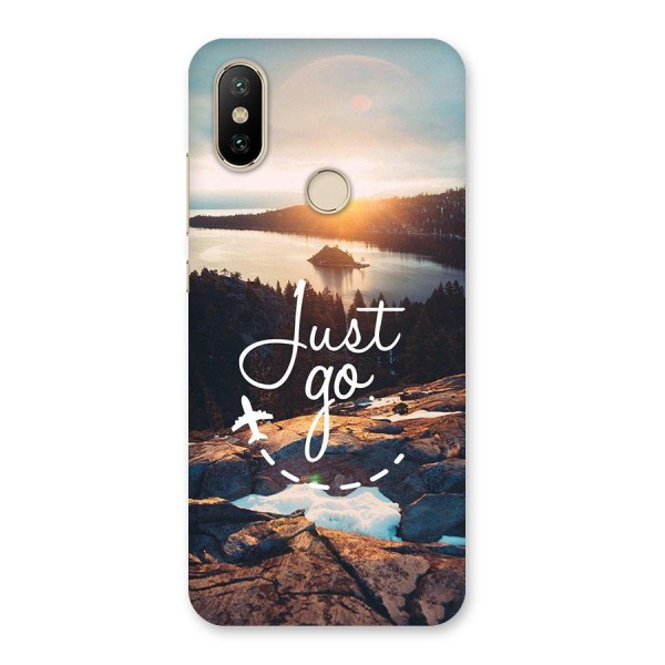 Morning Just Go Back Case for Mi A2