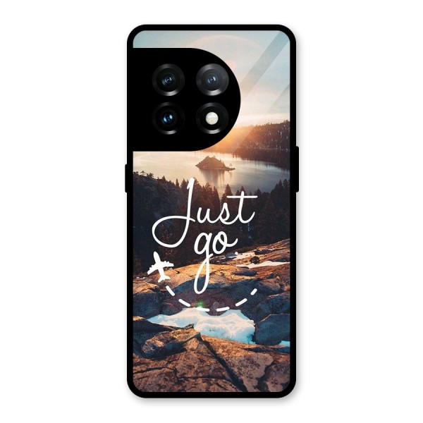 Morning Just Go Glass Back Case for OnePlus 11