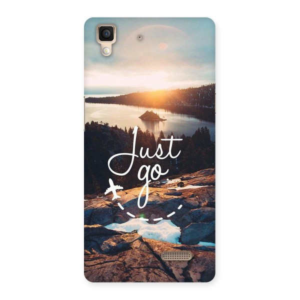 Morning Just Go Back Case for Oppo R7