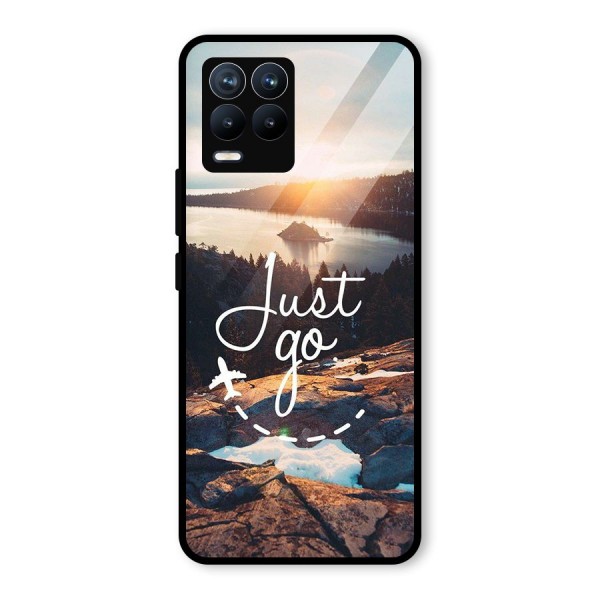 Morning Just Go Glass Back Case for Realme 8