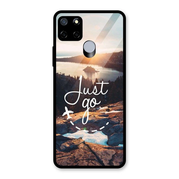 Morning Just Go Glass Back Case for Realme C15