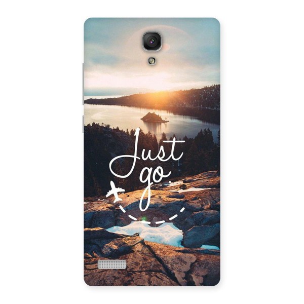 Morning Just Go Back Case for Redmi Note