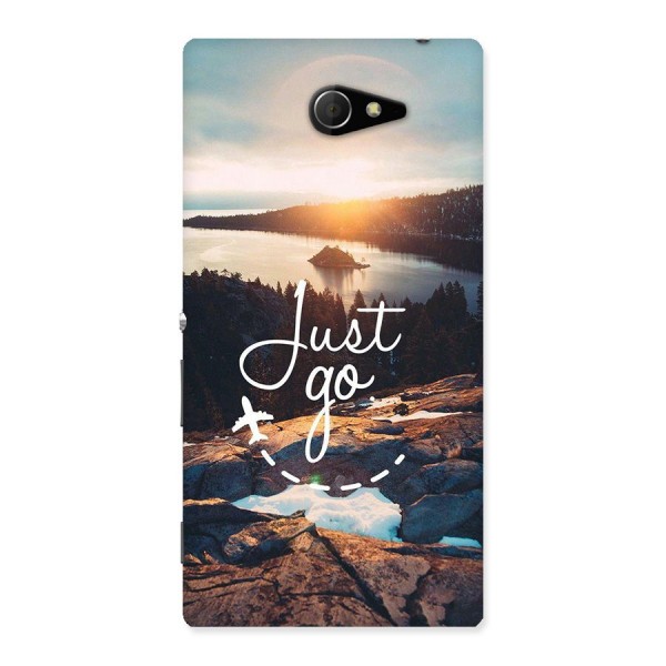 Morning Just Go Back Case for Xperia M2