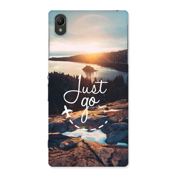 Morning Just Go Back Case for Xperia Z1