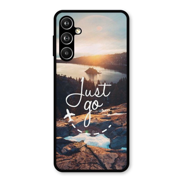 Morning Just Go Metal Back Case for Galaxy F54