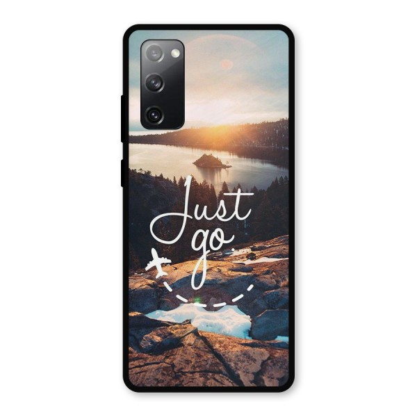 Morning Just Go Metal Back Case for Galaxy S20 FE