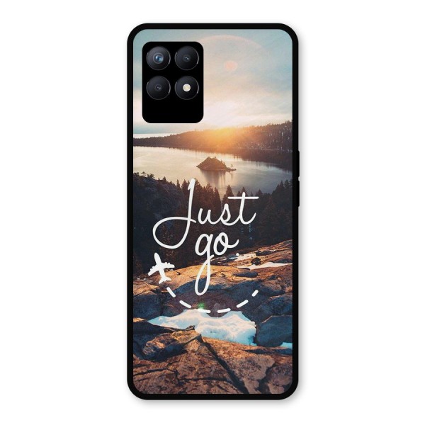 Morning Just Go Metal Back Case for Realme Narzo 50