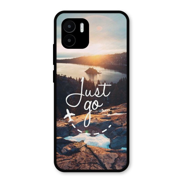 Morning Just Go Metal Back Case for Redmi A1