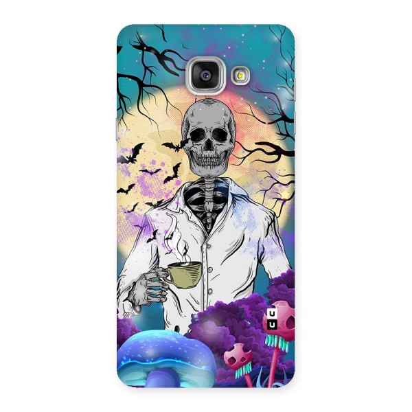 Morning Tea Skull Back Case for Galaxy A7 2016